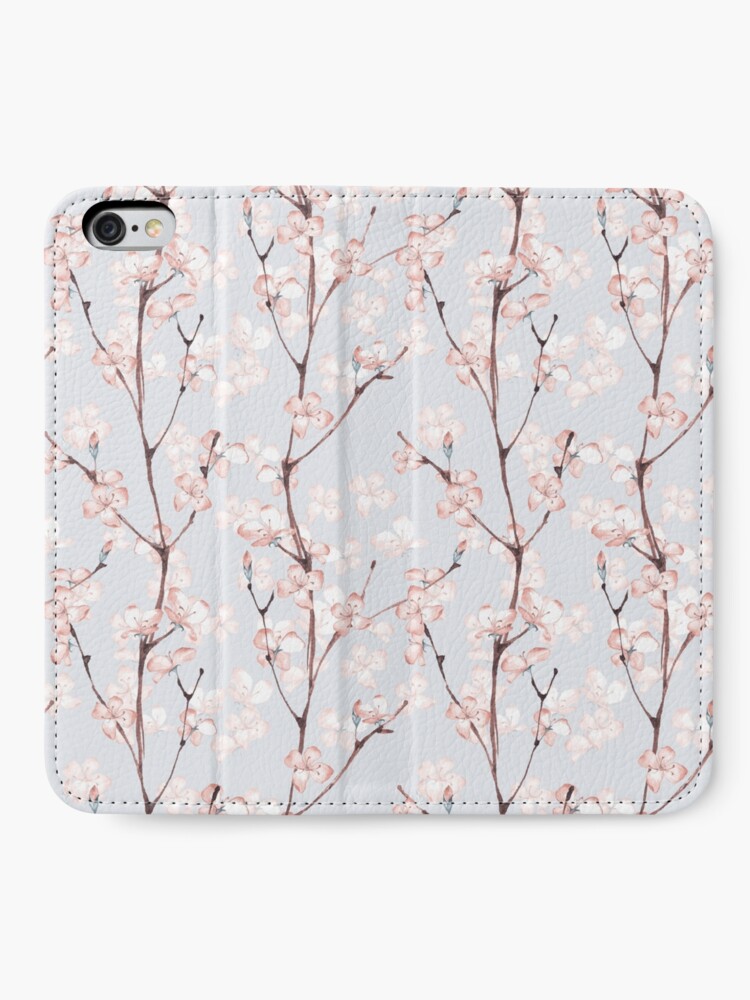 Alternate view of Blossom. Watercolor seamless floral pattern iPhone Wallet