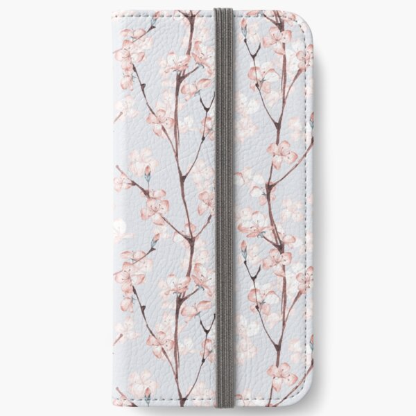 Blossom. Watercolor seamless floral pattern iPhone Wallet
