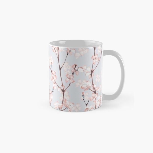 Blossom. Watercolor seamless floral pattern Classic Mug