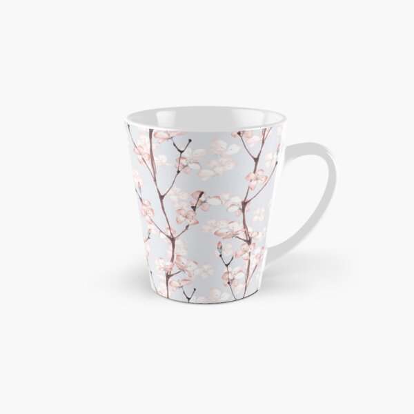 Blossom. Watercolor seamless floral pattern Tall Mug