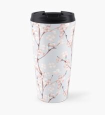 Blossom. Watercolor seamless floral pattern Travel Mug