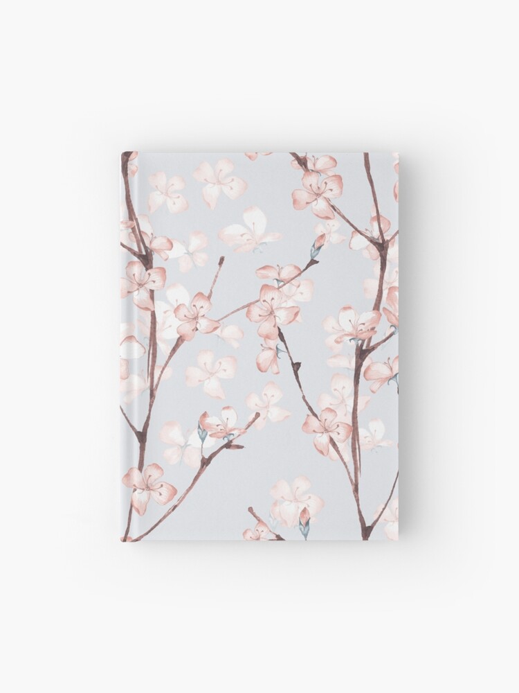 Aperçu 1 sur 3. Carnet avec l'œuvre Fleurir. Motif floral sans couture aquarelle créée et vendue par Gribanessa.