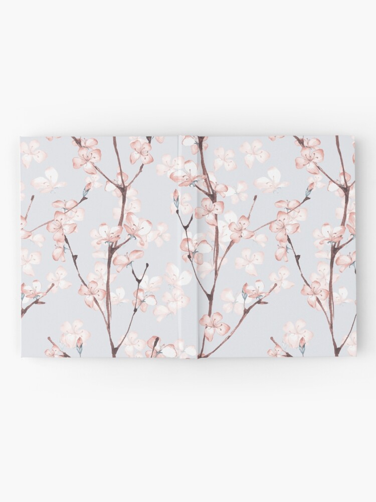 Aperçu 2 sur 3. Carnet avec l'œuvre Fleurir. Motif floral sans couture aquarelle créée et vendue par Gribanessa.