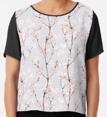 Blusa Flor. Acuarela floral sin patrón