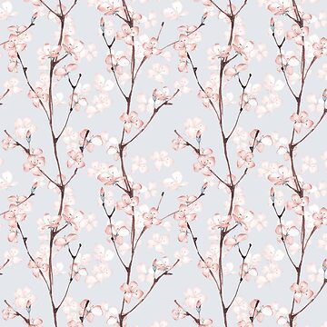 Aperçu de l'œuvre Fleurir. Motif floral sans couture aquarelle de Gribanessa