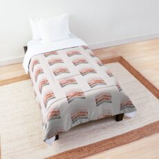 Erröten und Rose Gold Chevrons Tagesdecke