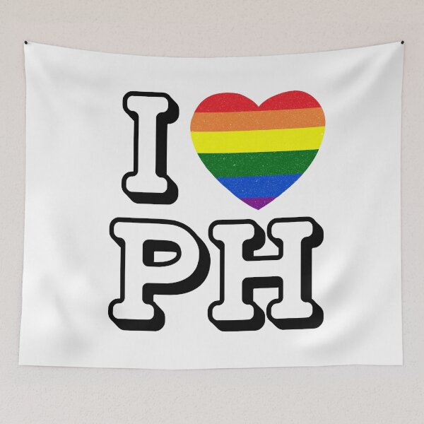 Item preview, I HEART PHILIPPINES RAINBOW Sticker designed and sold by aydapadi.