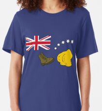 New Australia Flag Slim Fit T-Shirt