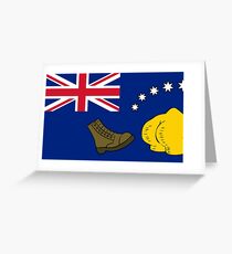 Tarjeta de felicitación Nueva bandera de Australia