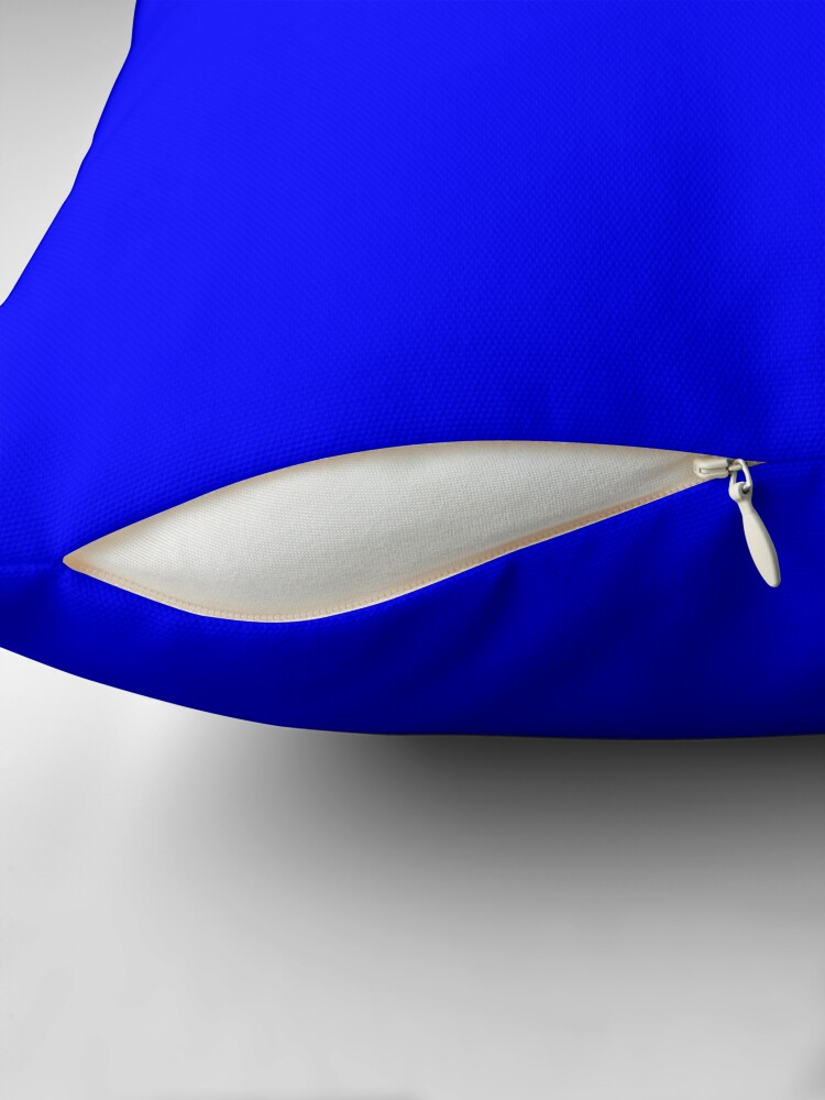 Thumbnail 2 of 4, Pillow, PLAIN SOLID BLUE -100 BLUE SHADES ON OZCUSHIONS ON ALL PRODUCTS designed and sold by ozcushions.