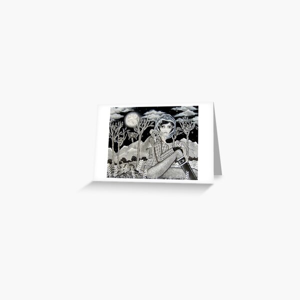 Nocturnal Greeting Card