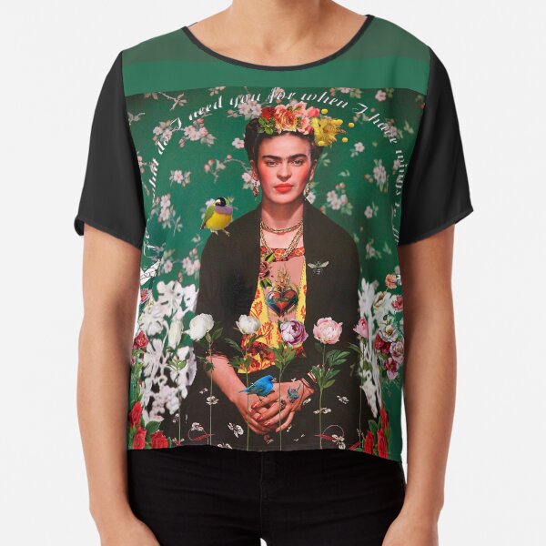 Ailes pour voler Frida Kahlo Top mousseline