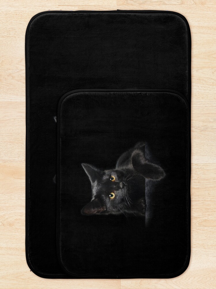 Alternate view of Black Cat Bath Mat