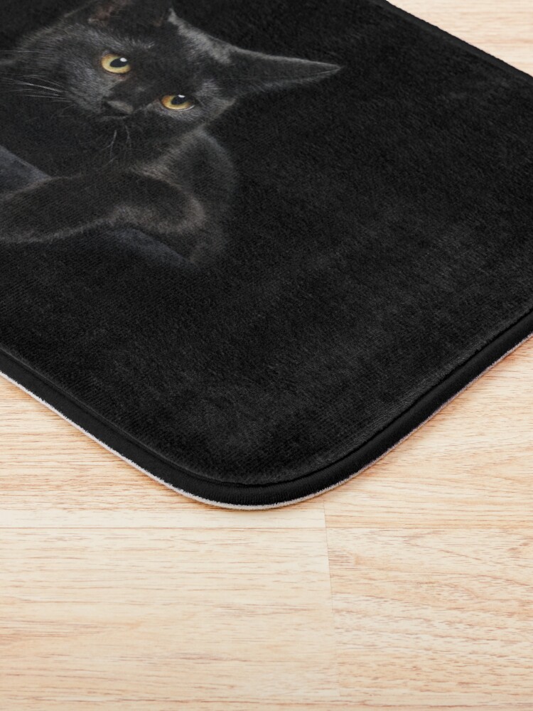 Alternate view of Black Cat Bath Mat