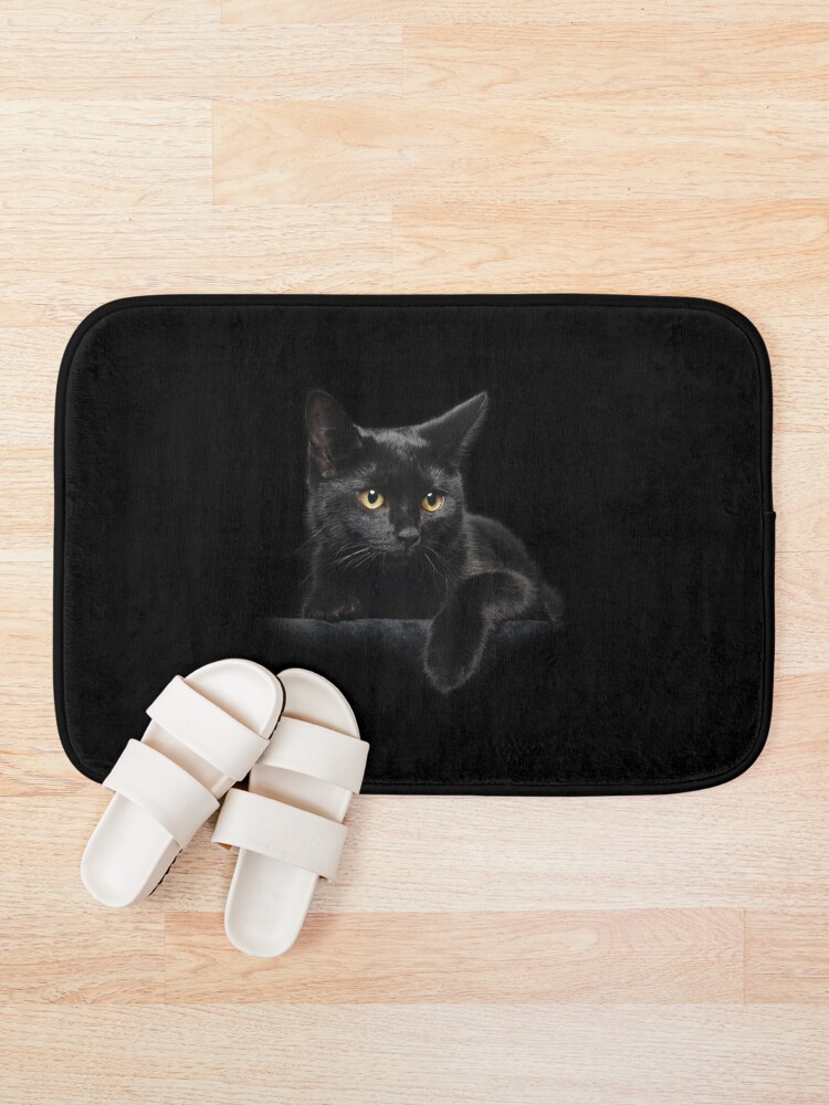 Alternate view of Black Cat Bath Mat