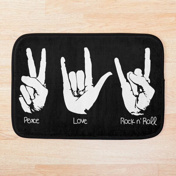 Download Rock And Roll Bath Mats Redbubble