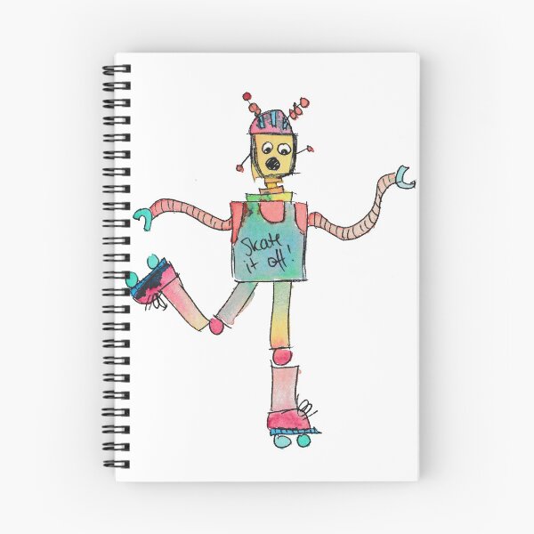 Item preview, Rollerskating Robot designed and sold by amaltr42.