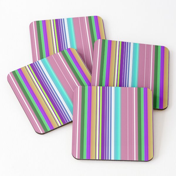 Item preview, Modern Bright Multicolor Stripe Pattern designed and sold by Artification.
