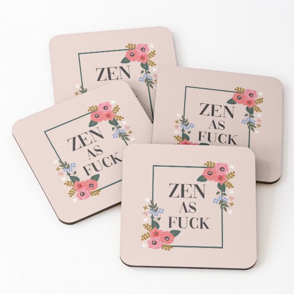 Item preview, Zen As Fuck designed and sold by DirtyAngelFace Shop.