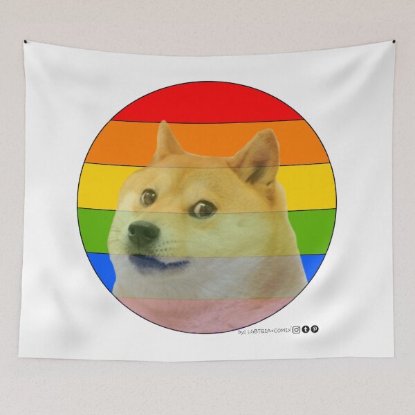 Item preview, Doge Representation for Pride... designed and sold by LGBTQIACOMIX.