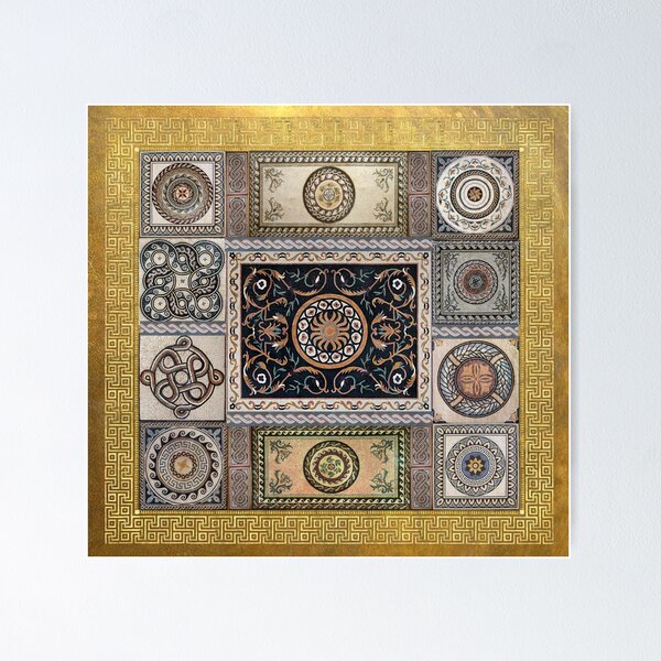 Item preview, Roman Mosaic - Gold designed and sold by Ommik.