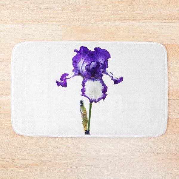 Item preview, Beautiful Purple and White Iris Flower designed and sold by Jon Shore.