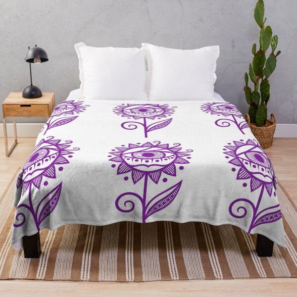 Item preview, Original Cyclops Flower Artwork Illustration (purple) designed and sold by wariana.