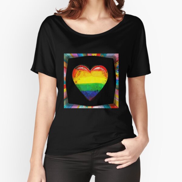 Item preview, Rainbow hearts bloom designed and sold by Rebecca Stuart-Milgate.