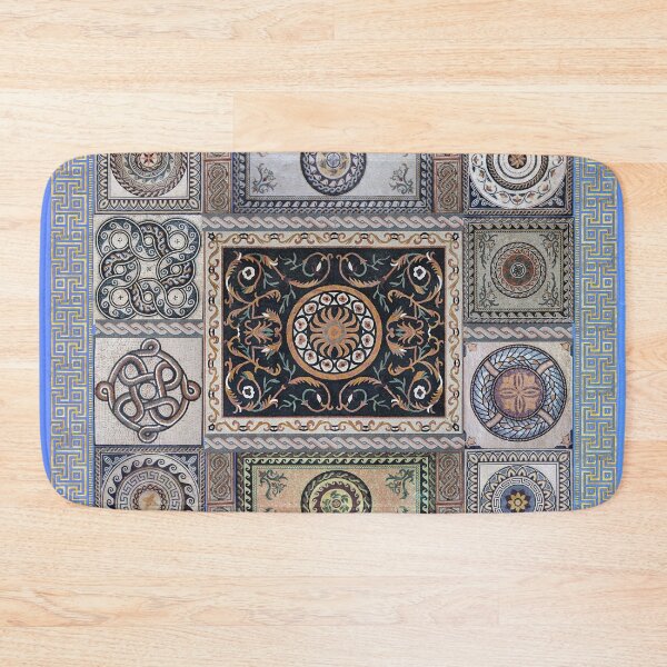 Item preview, Roman Mosaic - Light Blue designed and sold by Ommik.