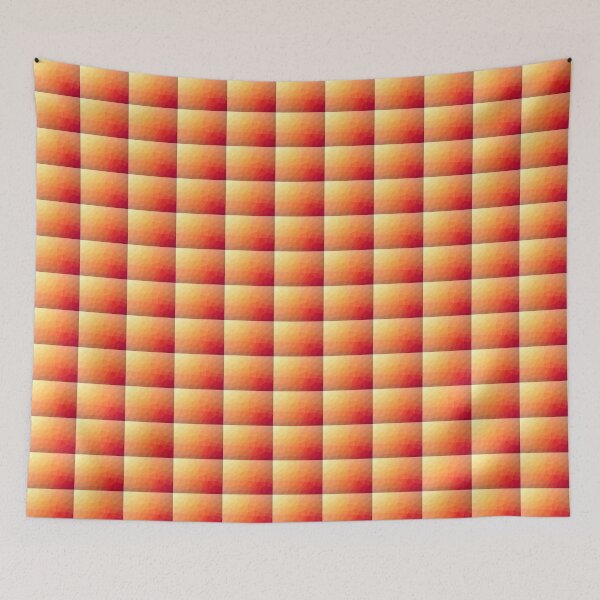 Artikelvorschau, Modernes Dreieck-geometrisches Ombre-Orange tont Muster entworfen und verkauft von Artification.