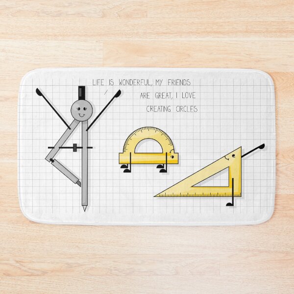 Item preview, Geometry yoga class fun cartoon designed and sold by SooperYela.