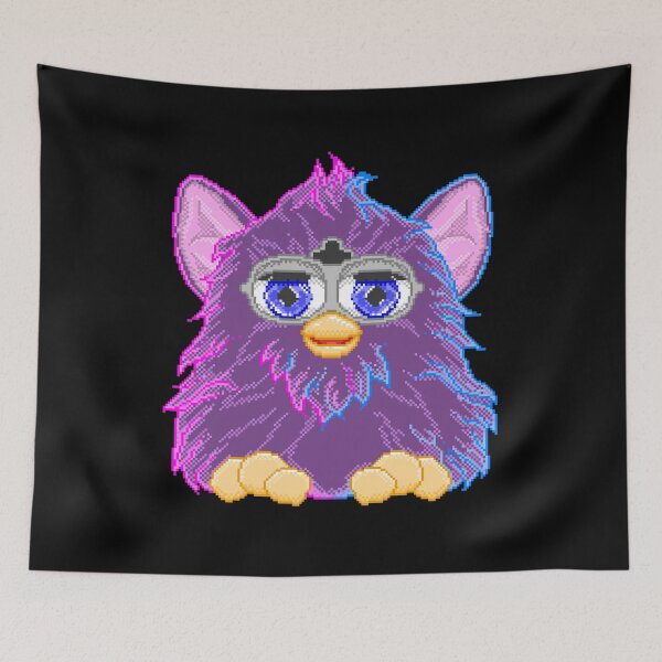 Item preview, Kawaii Furby vaporwave pixel art designed and sold by Freakfla.