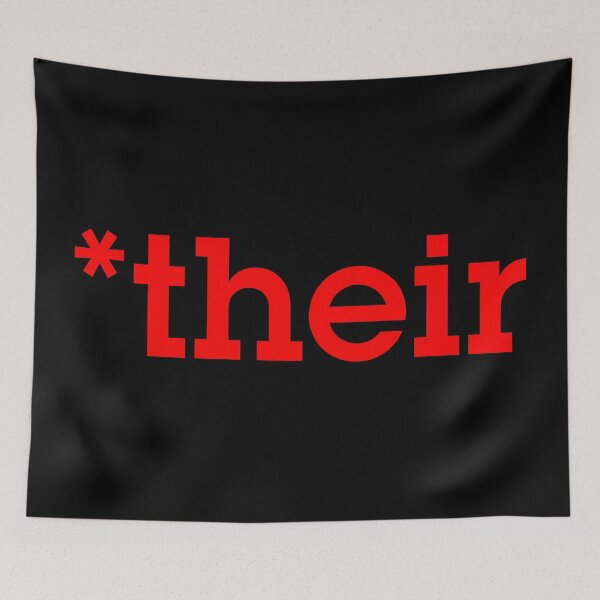 Item preview, GRAMMAR NAZI THEIR Sticker designed and sold by aydapadi.