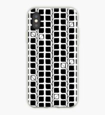 Into the Woods Leaves black iPhone-Hülle & Cover