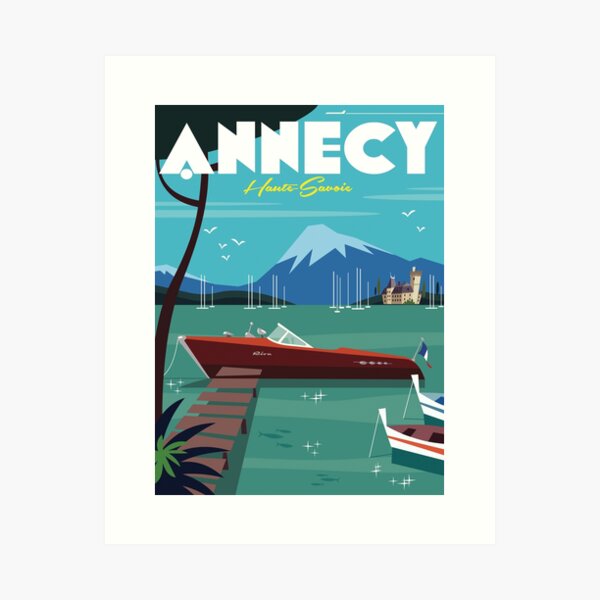 Annecy Poster Art Print