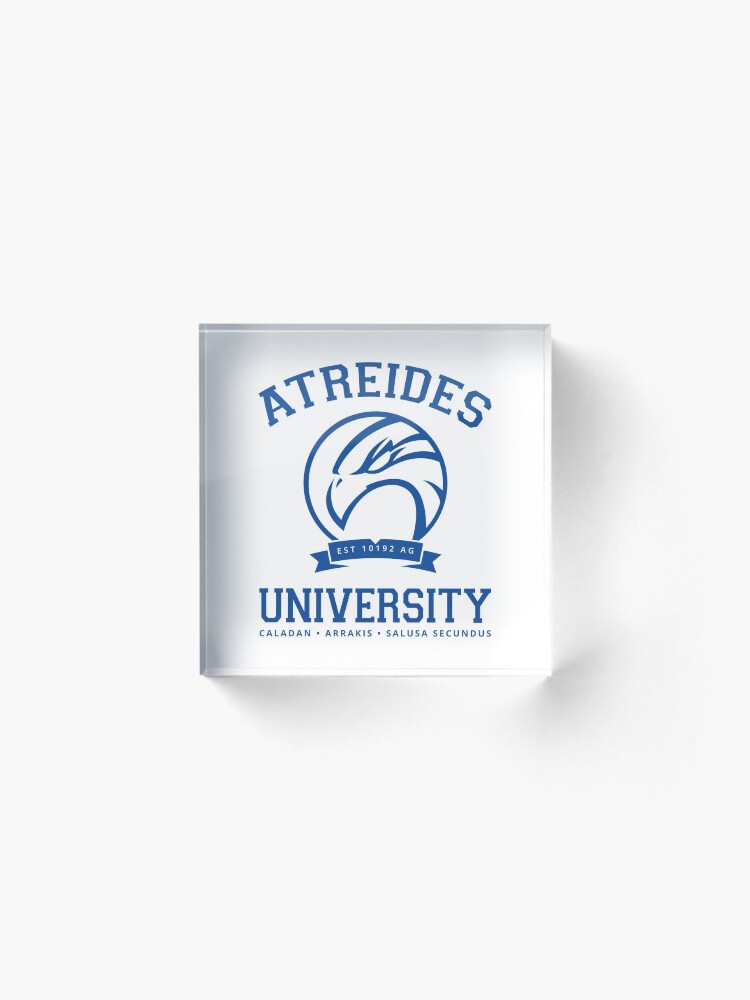 Alternate view of Atreides University | Blue Acrylic Block