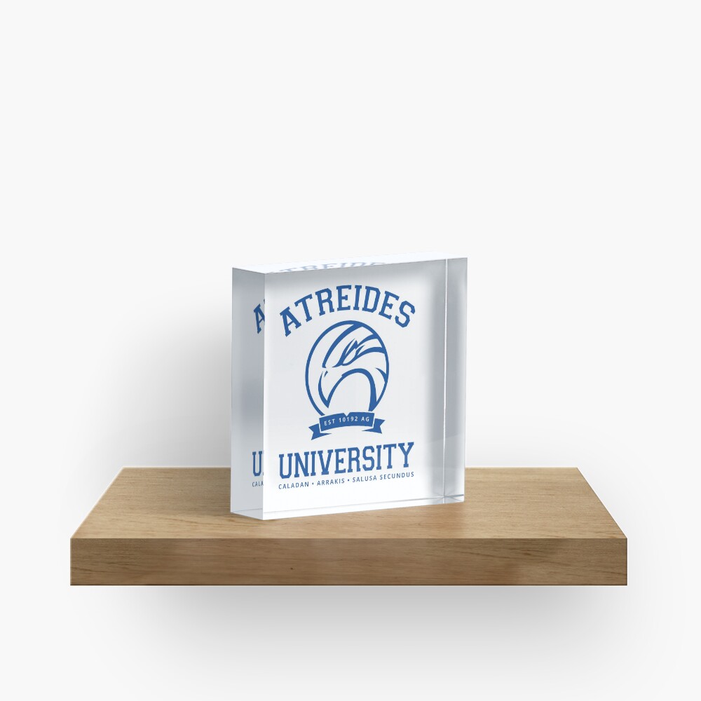 Atreides University | Blue Acrylic Block