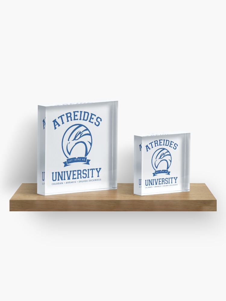 Alternate view of Atreides University | Blue Acrylic Block