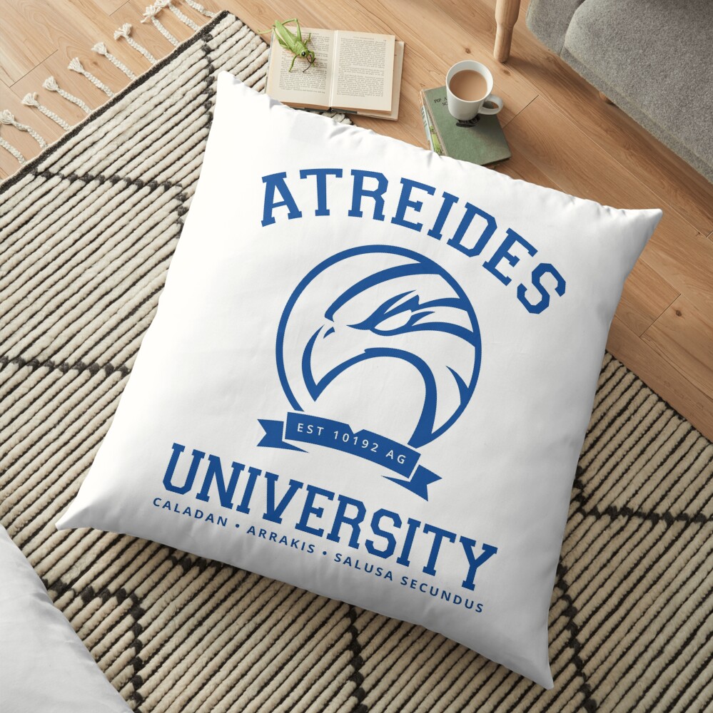 Atreides University | Blue Floor Pillow