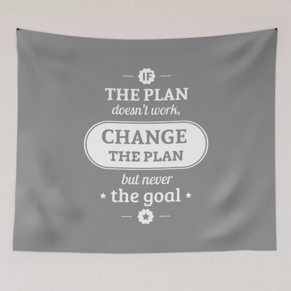 Item preview, If The Plan Doent Work Change The Plan But Never The Goal designed and sold by FotoArtist.