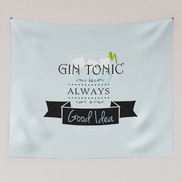 Item preview, A gin and tonic is always a good idea designed and sold by apicon.
