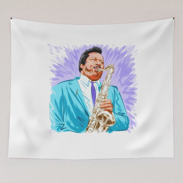 Item preview, Eddie "Lockjaw" Davis - An illustration by Paul Cemmick designed and sold by TIGERDAVER.