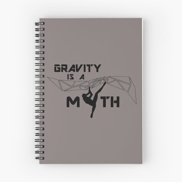 Item preview, Gravity is a myth - climbing bouldering freeclimbing designed and sold by NatureTrail.