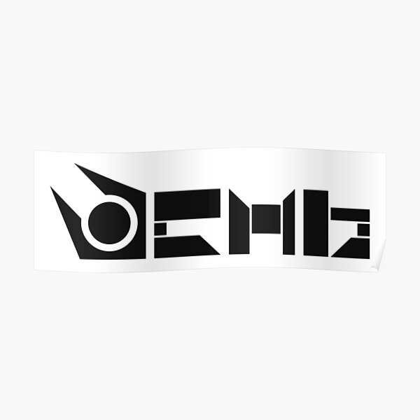 Combine Symbol | Black Poster