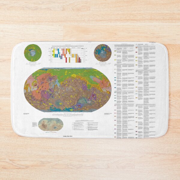 Item preview, Mars Geological Surface Map  designed and sold by BravuraMedia.