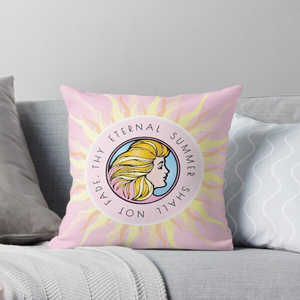 Item preview, Eternal Summer Shakespeare Pink Pastel Art Nouveau Literary Quote designed and sold by STPBooks.