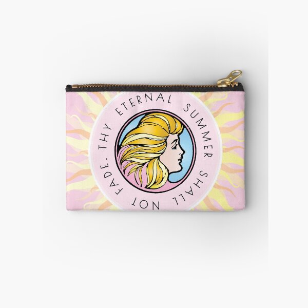 Item preview, Eternal Summer Shakespeare Pink Pastel Art Nouveau Literary Quote designed and sold by STPBooks.