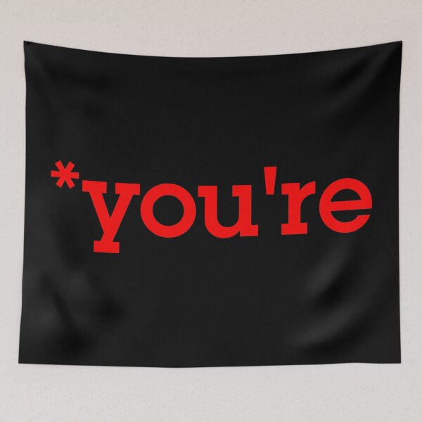 Item preview, GRAMMAR NAZI YOURE Sticker designed and sold by aydapadi.
