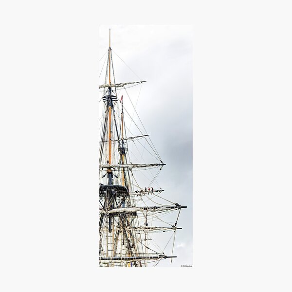Hermione Frigate Rigging Panorama Photographic Print