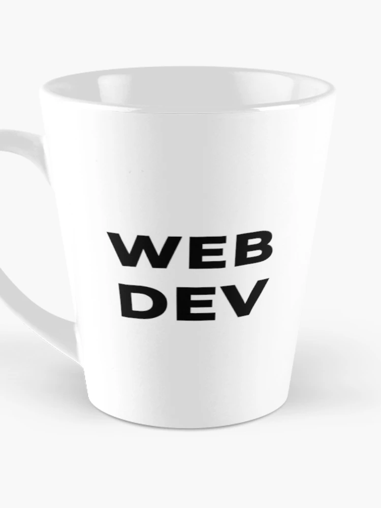 Thumbnail 3 of 4, Coffee Mug, Web Dev (Inverted) designed and sold by developer-gifts.